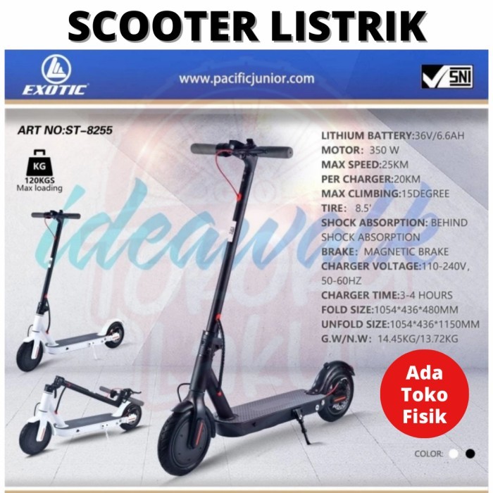 HOT SALE SCOOTER LISTRIK SKUTER OTOPED PACIFIC BIKE IDEAWALK EXOTIC SCOTER