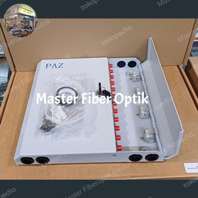 PAZ OTB WALLMOUNT 12 CORE + ADAPTOR FC SINGLEMODE ODF WALL 12C