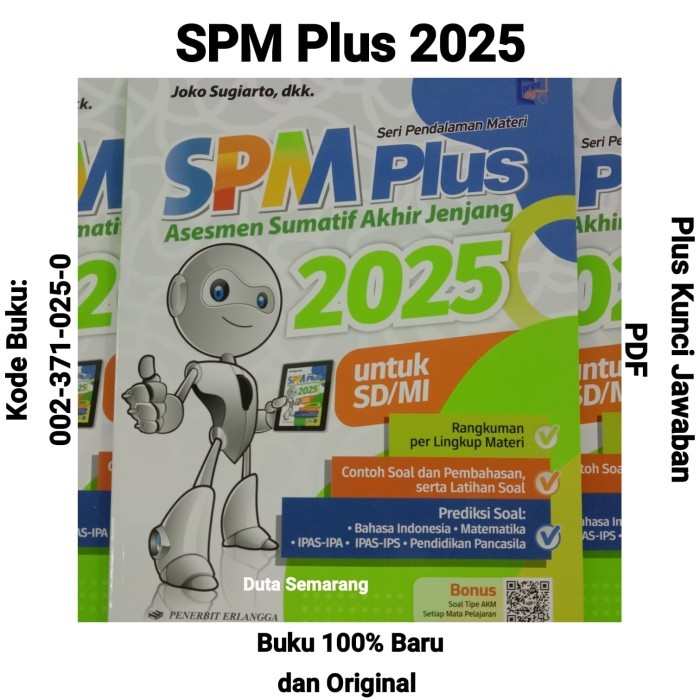 

DISKON BUKU SOAL UJIAN SEKOLAH UN KELAS 6 SD / MI SPM PLUS UN USBN 2022