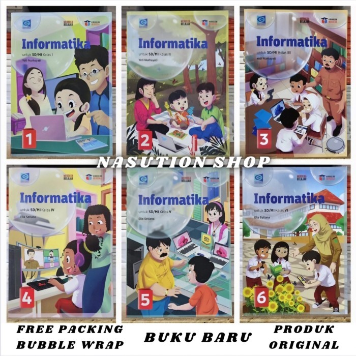 

BISA GOSEND Buku Informatika Kelas 1 2 3 4 5 6 SD Grafindo Kurikulum Merdeka ORI