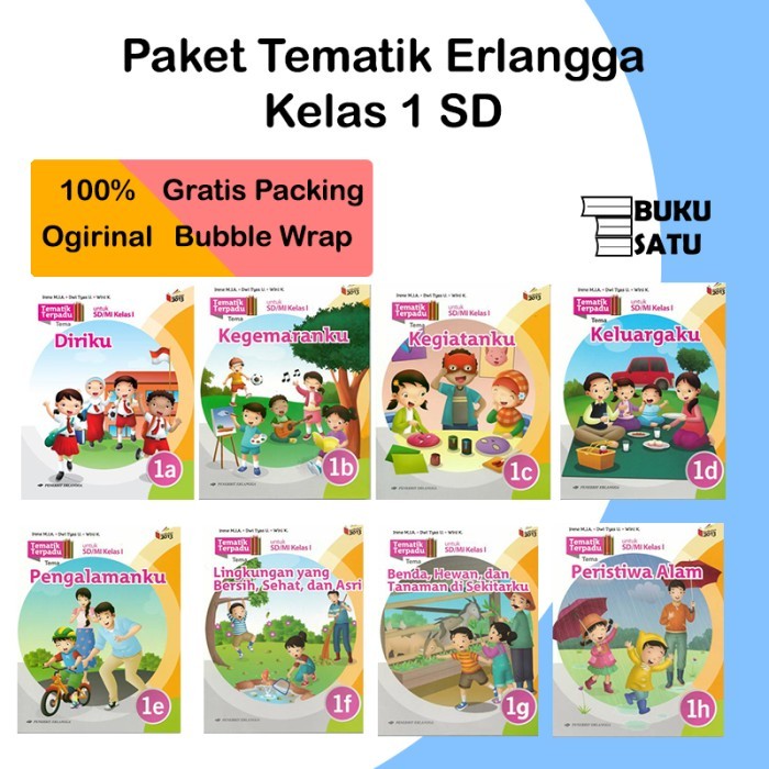 

BISA SPK Buku Tematik Erlangga Kelas 1 Paket 1 Tahun 8 Buku 2013 Revisi