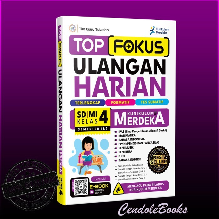 

READY GROSIR Buku TOP FOKUS ULANGAN HARIAN KURIKULUM MERDEKA SD/MI KELAS 4