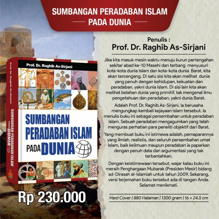 

PREMIUM SUMBANGAN PERADABAN ISLAM PADA DUNIA BUKU ISLAM
