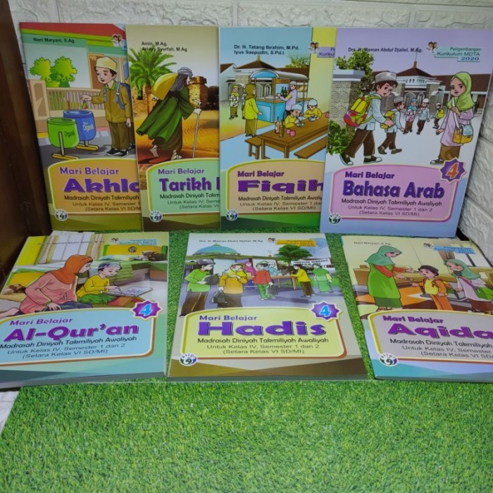 

READY GROSIR satu set paket buku pelajaran mdta kelas 4 kurikulum 2020