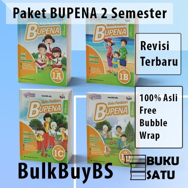 

SALE BulkBuyBS Bupena Kelas 1 SD Erlangga Bupena 1A 1B 1C 1D