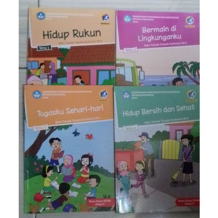 

FREE ONGKIR Paket Buku Tematik SD Kelas 2 Semester 1 K 13 Rev 2018 Tema 1 2 3 4