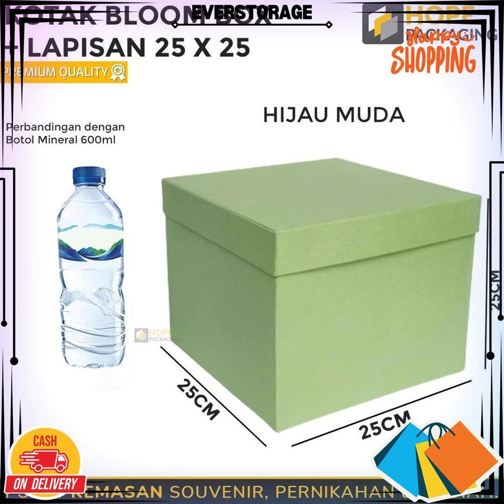 

Kotak Hampers 25 X 25 Tinggi 20 Cm Souvenir Bloom Box Kado Hampers / Tahun Baru / Valentine / Imlek Kantong Hadiah Dus Kado D Termurah
