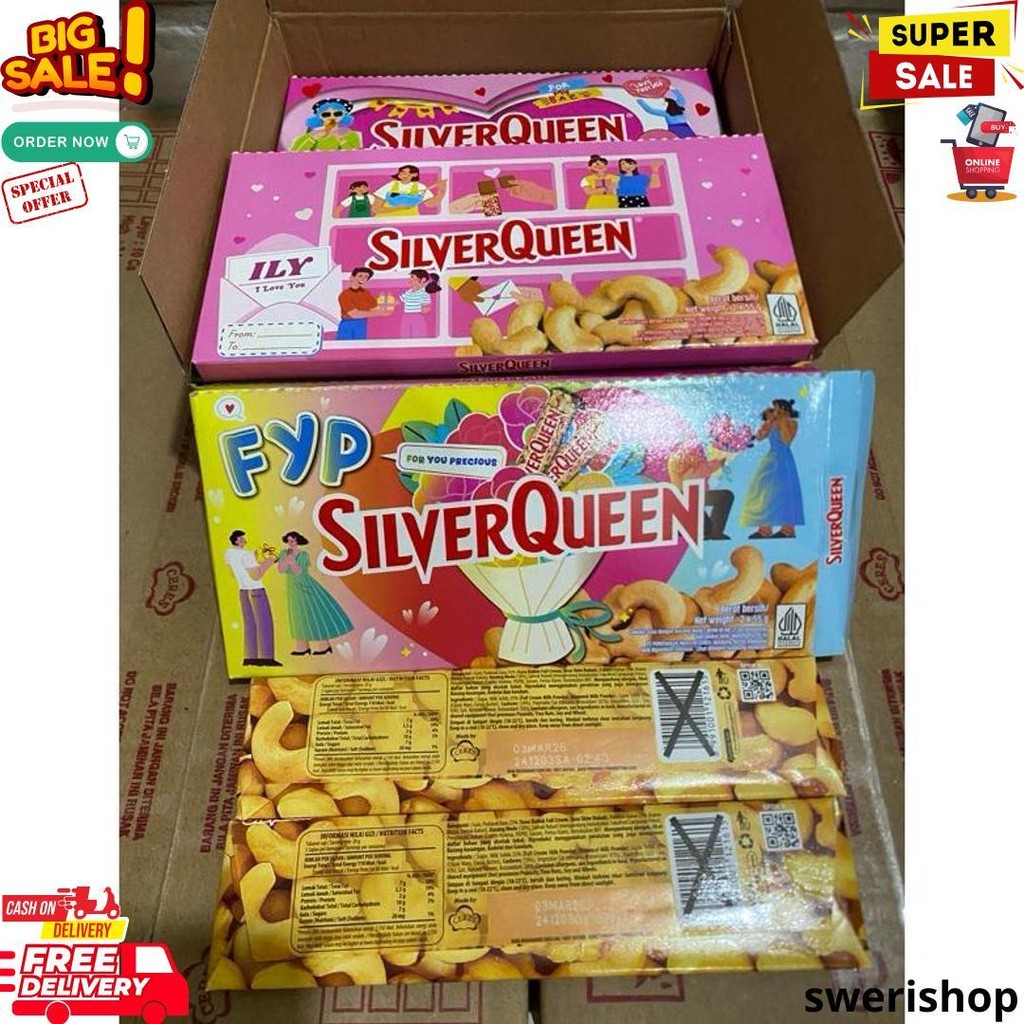 

Silverqueen Valentine 58Gr X 2 (Double) D Best Seller