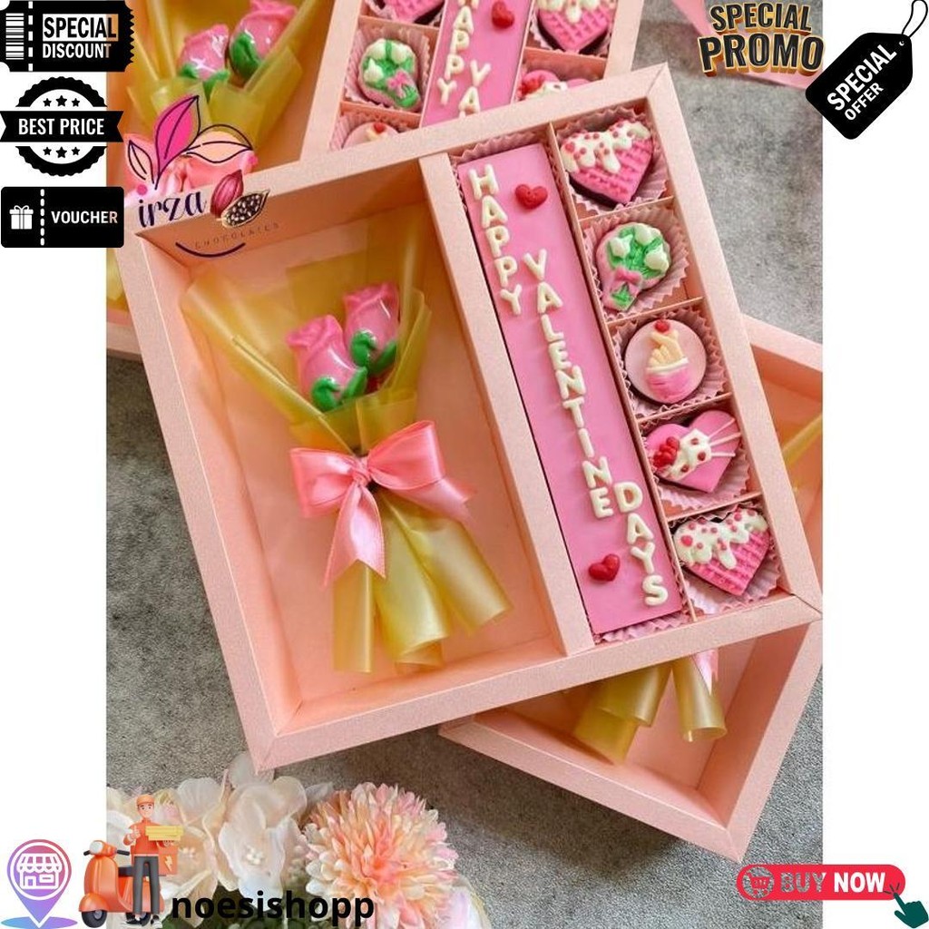 

Coklat Valentine Mix Buket | Gift | Kado | Coklat Ucapan D Gratis Ongkir