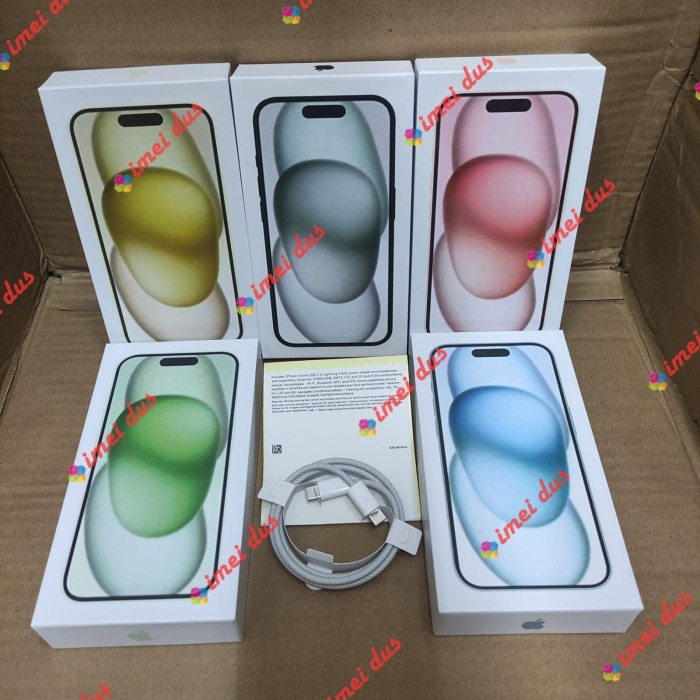 

Kardus Box Kotak Ip 15 / 15 Plus With Kabel
