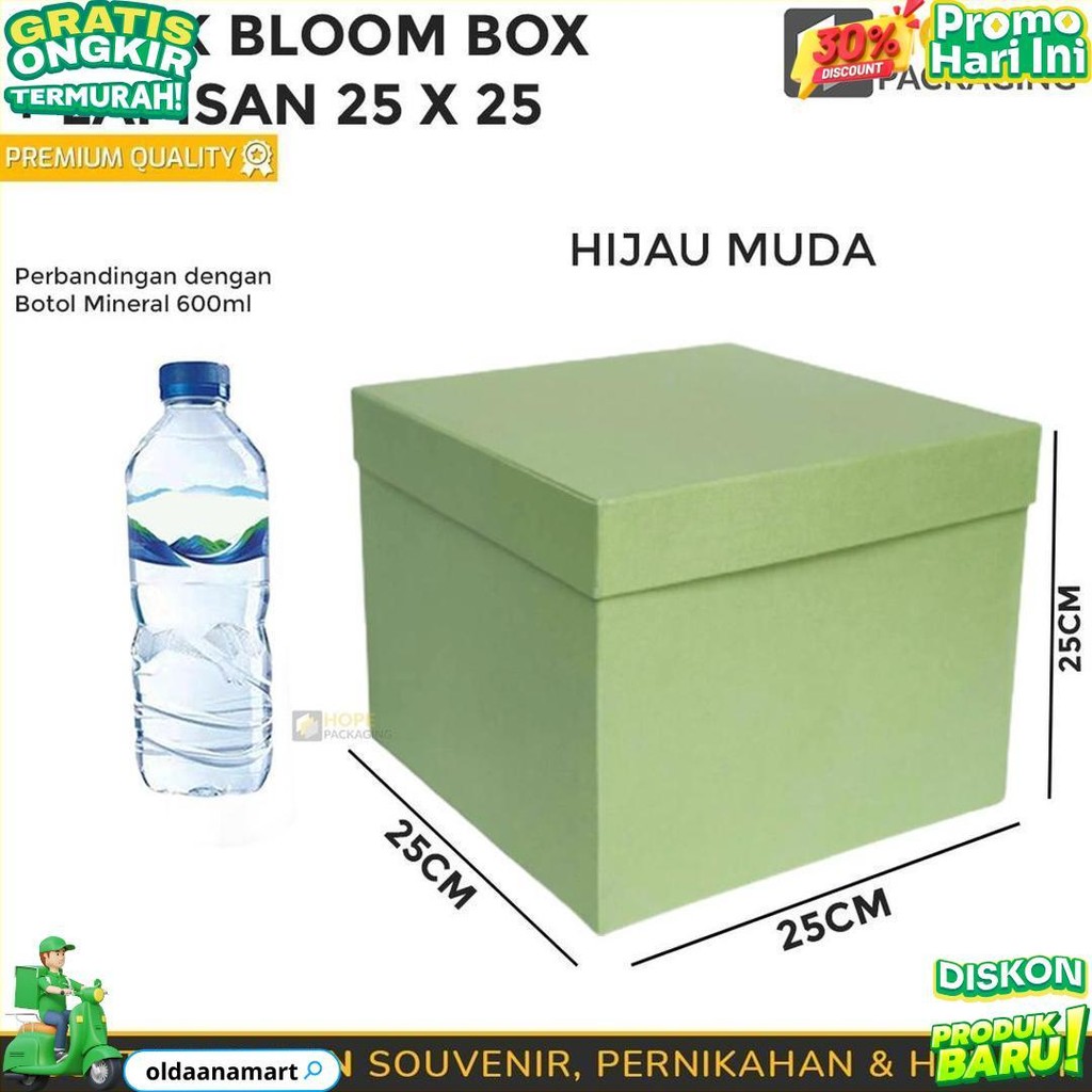 

Kotak Hampers 25 X 25 Tinggi 20 Cm Souvenir Bloom Box Kado Hampers / Tahun Baru / Valentine / Imlek Kantong Hadiah Dus Kado D Promo 2.2