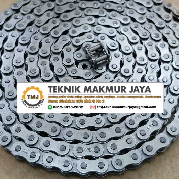PRY88 ROLLER CHAIN 08B-1 SINGLE RANTAI RS80B