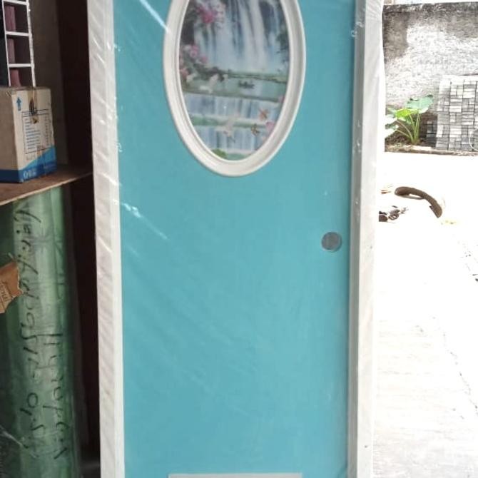 Pintu Wc Kaca Oval - Pintu Toilet Kaca Oval