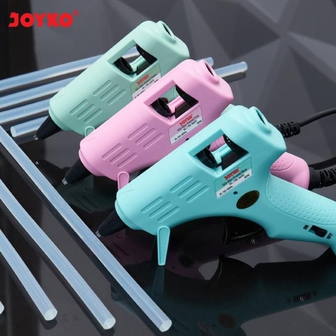 

Promo Glue Gun JOYKO GG-854 PASTEL COLOR / Lem Tembak Serba Guna 20Watt Hot Melt Glue COD