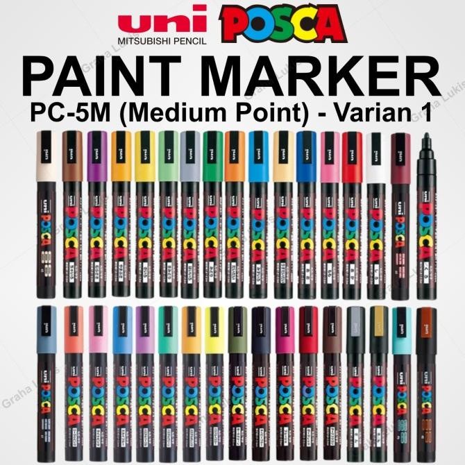 

Sale Uni Posca Paint Marker Pc-5M Medium Point