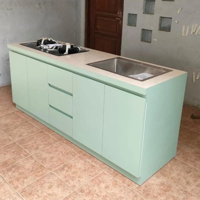 Kitchen Set Bawah Minimalis / Rak Kompor Dapur / Wastafel Dapur Imelda5