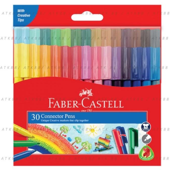 

Sale Spidol Warna Faber-Castell Connector Pens 30 Colours
