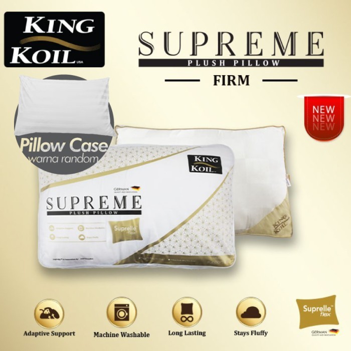 bantal King Koil Supreme Plush Pillow KingKoil Suprelle Flex