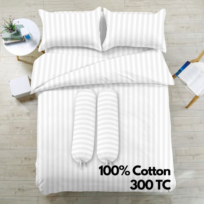 Outer Duvet / Duvet Cover / Quilt Cover / Sarung Selimut - 100% Cotton 300TC - Hotel Collection