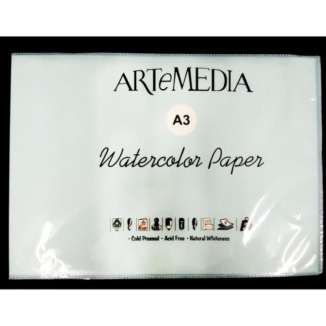 

Sale Artemedia Watercolor Paper A3 Kertas Gambar Lukis Cat Air Watercolour