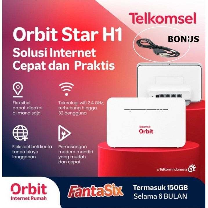 MODEM ORBIT H1 BONUS KABEL USB