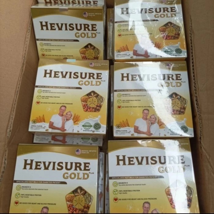 

3 Box Hevisure gold susu vitamin diabetes dan kencing manis original