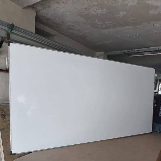 

whiteboard HPL 120 x 240 nonmagnet doubleface-gantung tembok