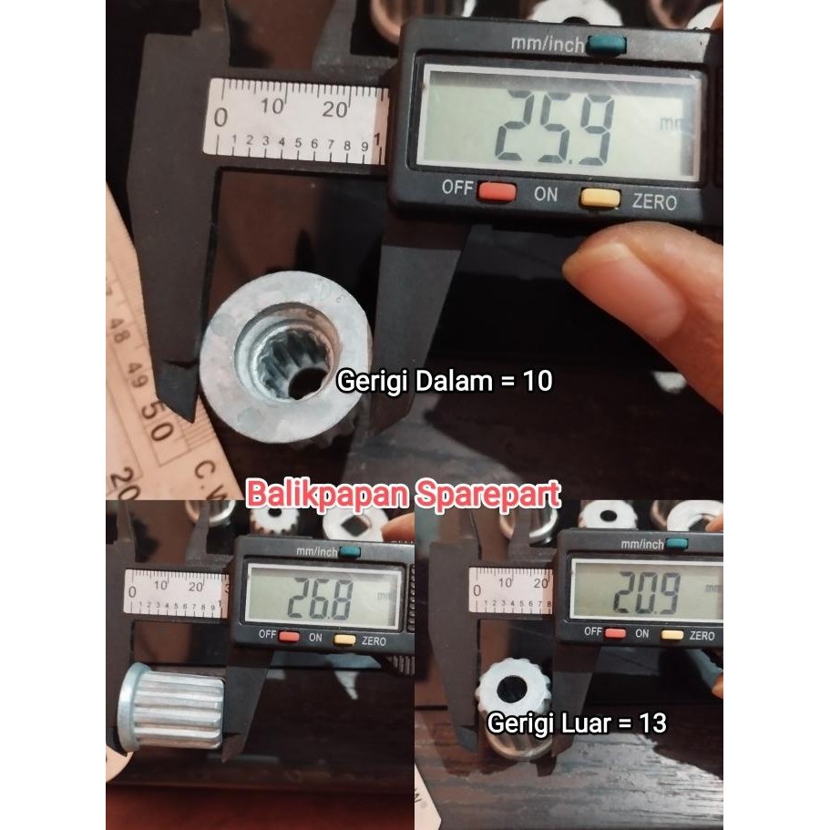 Kualitas terbaik] inti as pulsator baling baling mesin cuci gerigi 10 11 dan kotak Aqua Denpoo Elect