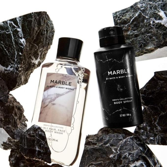 BATH & BODY WORKS BBW MEN'S COLLECTION MARBLE SERIES