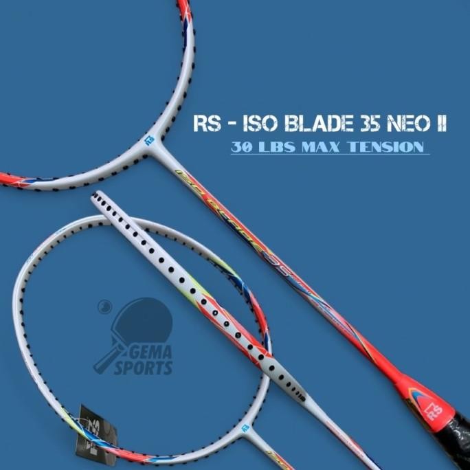 Raket Badminton bulutangkis RS ISO BLADE 35