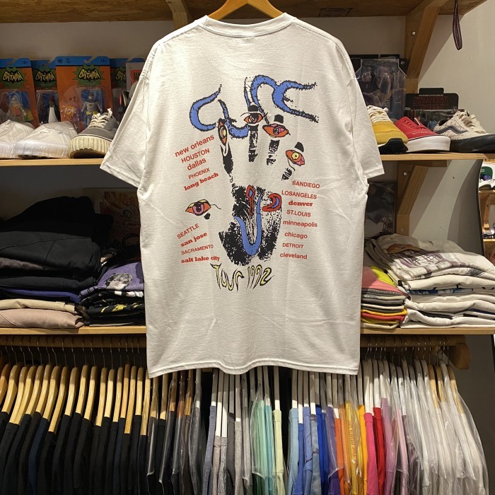 THE CURE - WISH TOUR 1992 TSHIRT WHITE