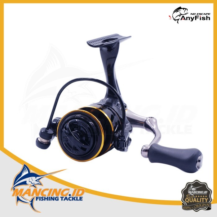 SET PANCINGAN ULTRA LIGHT (UL) Anyfish Demon Carbon Body And Rotor + Kyoto Stream Carbon Solid (Free