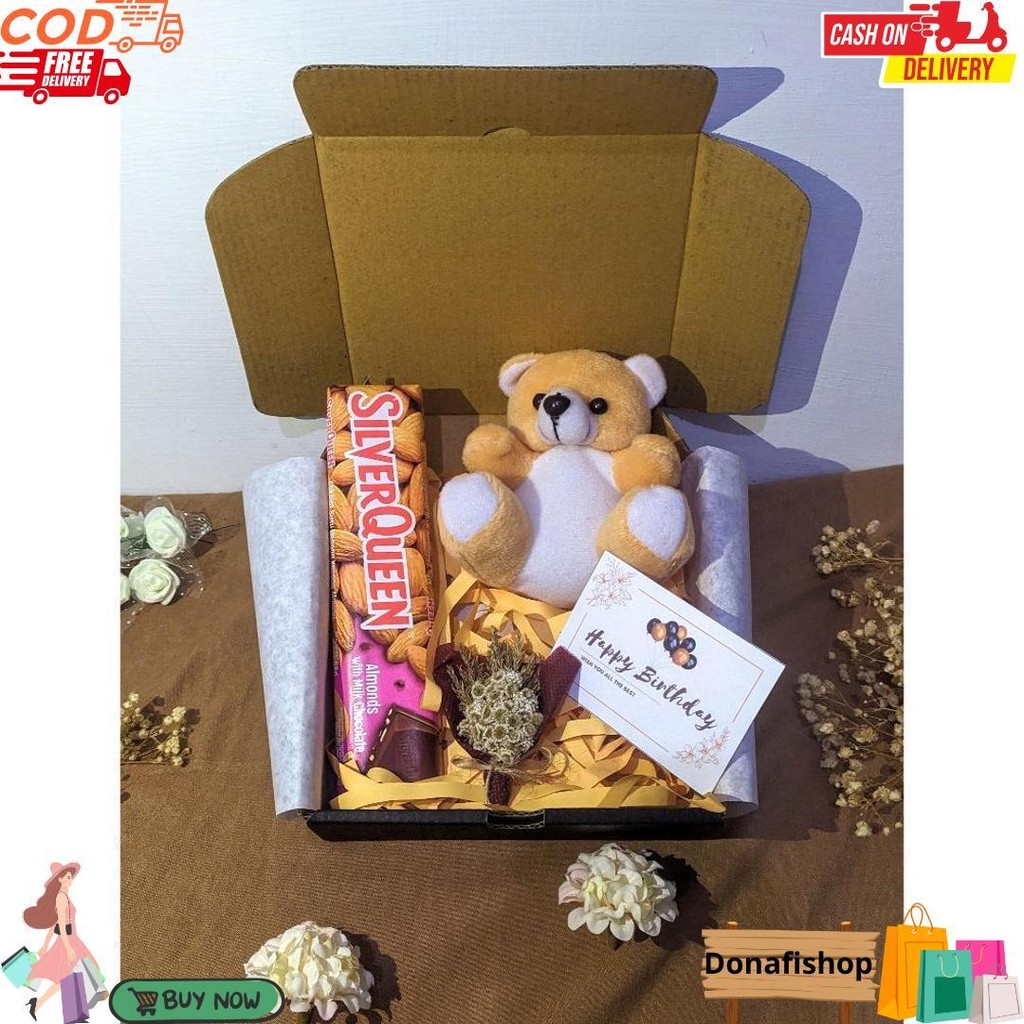

Hampers Gift Box Snack Box Kado Ulang Tahun Anniversary Hari Ibu Valentine Gemes Boneka Hadiah D Gratis Ongkir