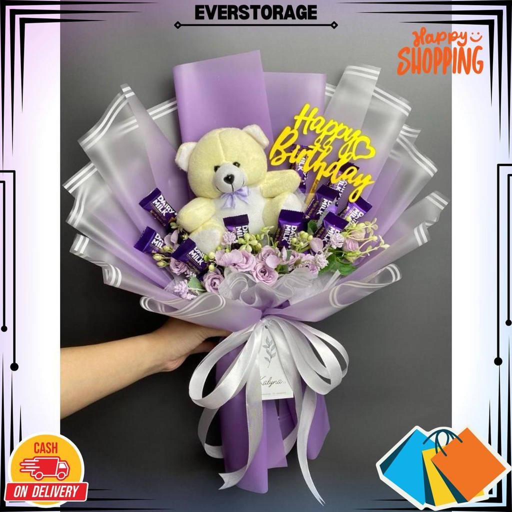 

Bouquet Coklat Mini | Buket Bunga | Buket Coklat | Bouquet Diary Milk D Gratis Ongkir