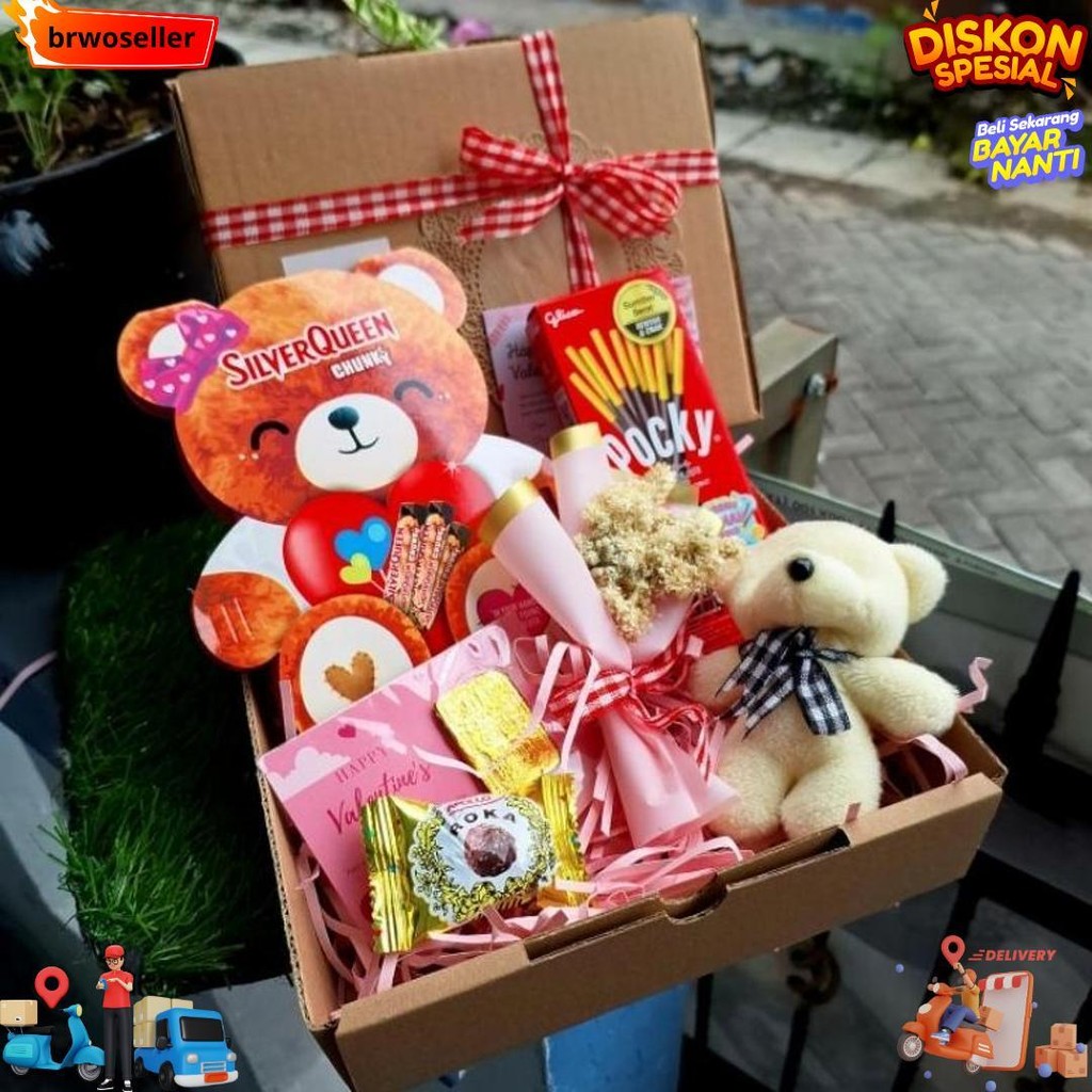 

Hampers Silverqueen Bear Coklat Silverqueen Hampers Valentine Kado Coklat Murah Kado Coklat Spesial Kado Pacar Kado Coklat Spesial Valentine Days D Cod
