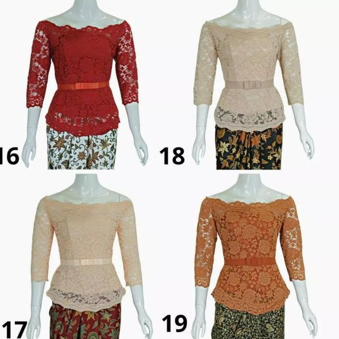 Sale Anggun Kebaya - Kebaya Brokat Sabrina | Kebaya Wisuda | Kebaya Dahlia