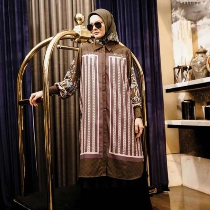 Grosir Vz Eunic Top Shirt Dress Tunic Original Vivi Zubedi