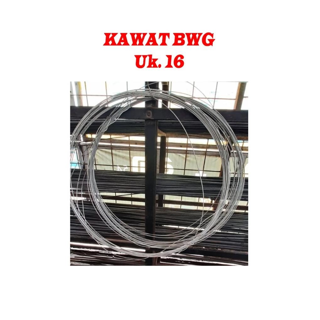 siap kirim] Kawat Seng Galvanis BWG 1Roll / 1Kg
