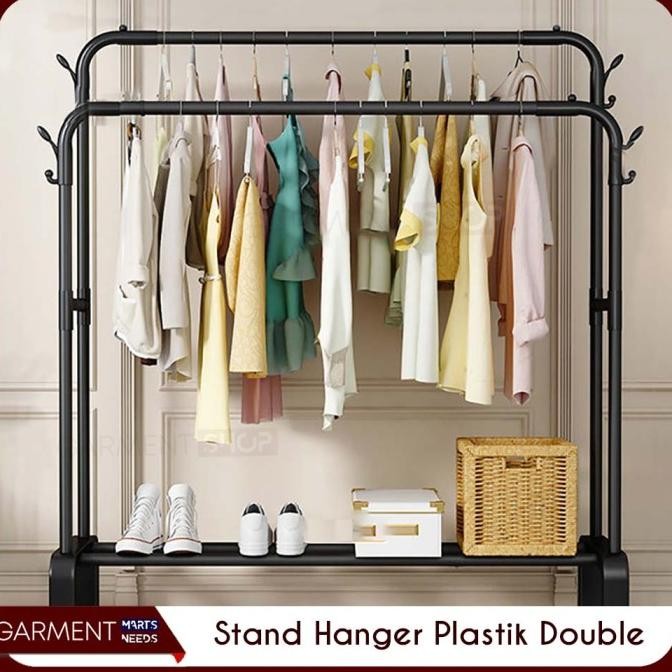 =+=+=+] Rak Baju Gantungan Baju Stand Hanger Berdiri Display Butik