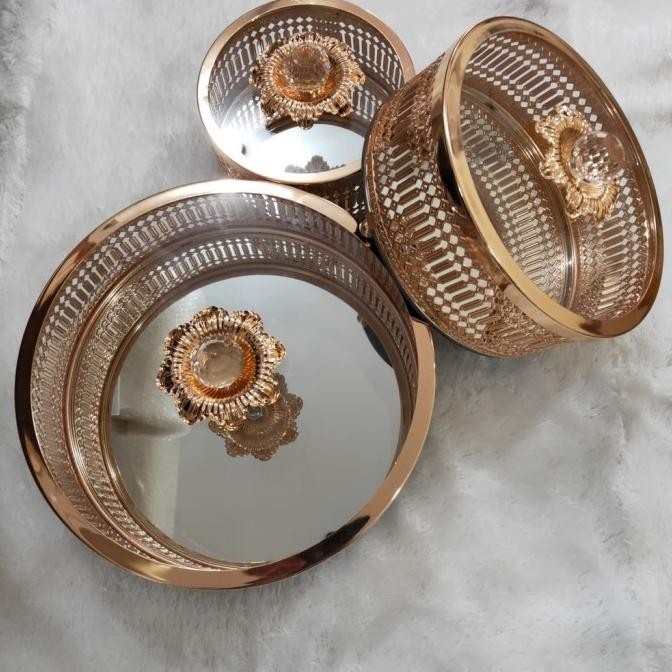 Toples Bulat Set 3In1 / Jar Kaca Lebaran / Hiasan Toples Kaca