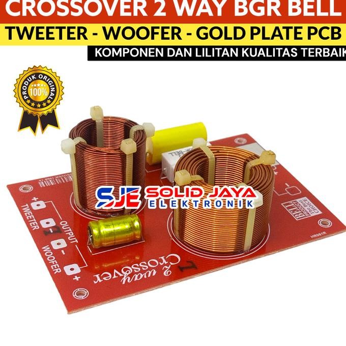 CROSSOVER 2 WAY BELL CROS OVER PASIF 2 WAY TWEETER WOOFER BELL ASLI