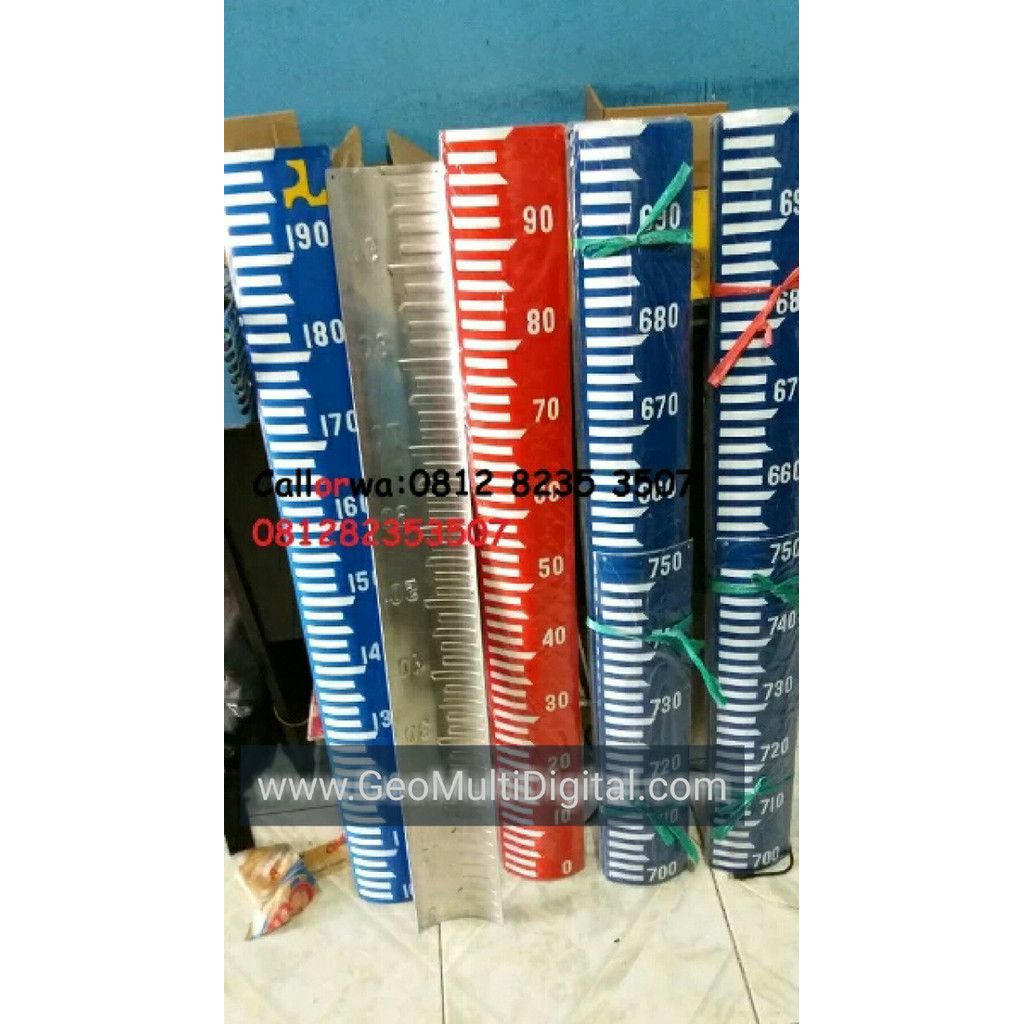 Ready Stock Peil Scale Alat Ukur Muka Air Sungai Bendungan
