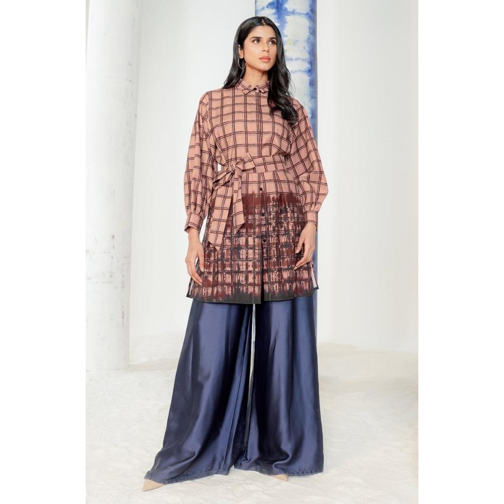 Murah Benang Jarum - Tie Dye Delight Tunic Shirt - Sienna