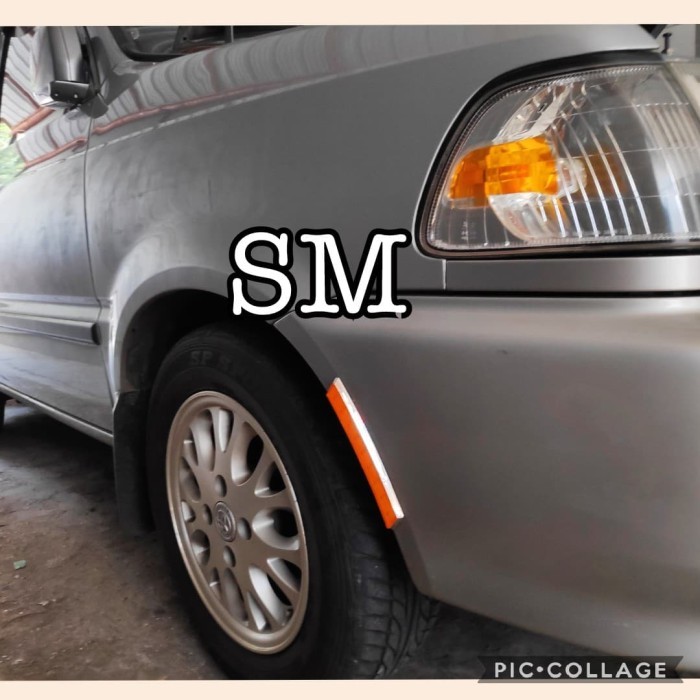 Lampu Side Marker Universal Model Tempel Lampu Bumper Samping