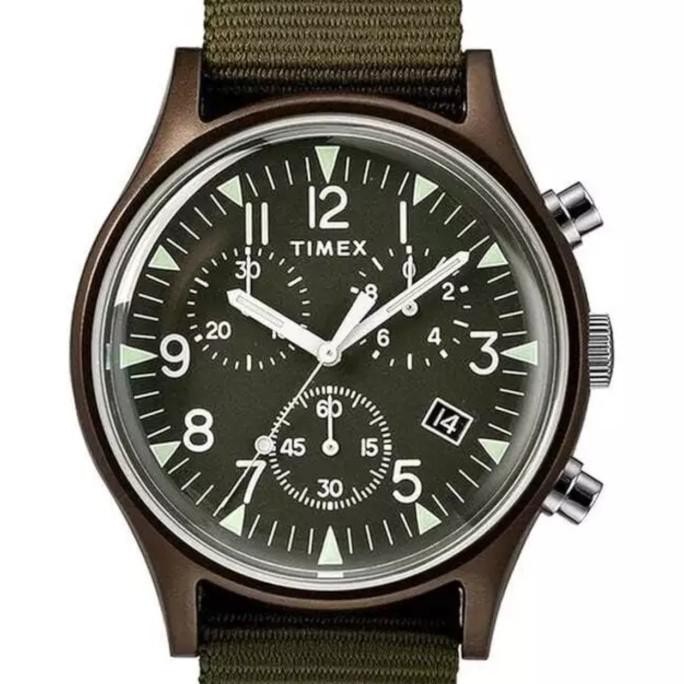 Grosir Jam Tangan Timex Mk1  Timex Mens Mk1 Chronograph Watch With Fabric Strap Tw2R67800