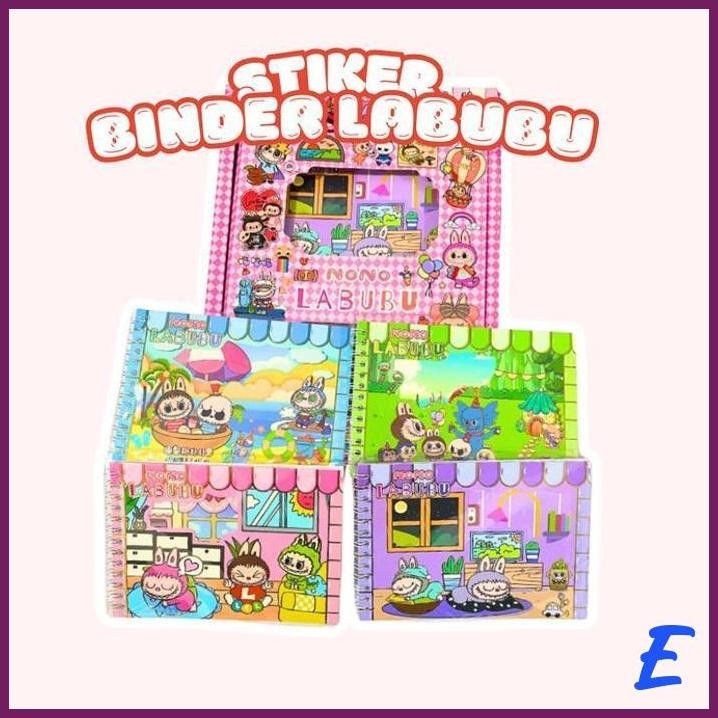 

| STV | MP STICKER LUCU MOTIF KARAKTER LABUBU STICKER BUKU ISI 10 LEMBAR STICKER NOTEBOOK