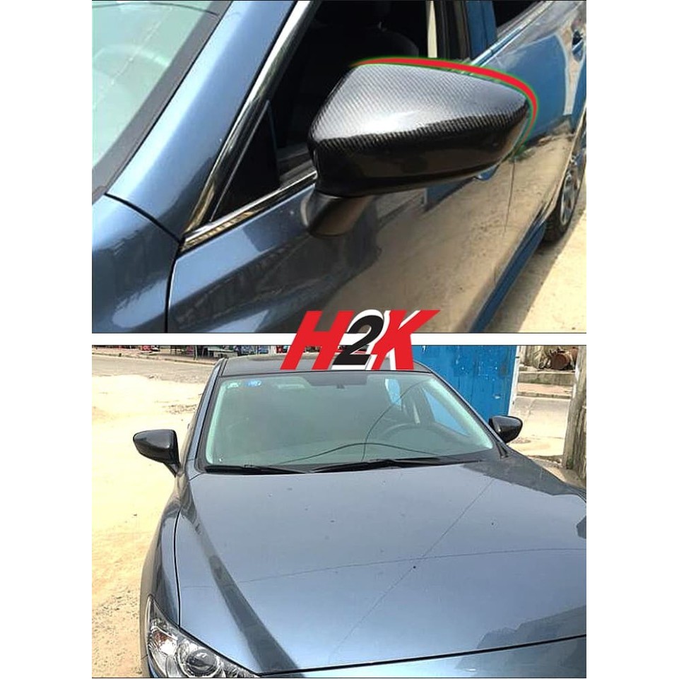 Aksesoris Cx5 - Cover Spion Mazda Cx5 2012 - 2014 Carbon