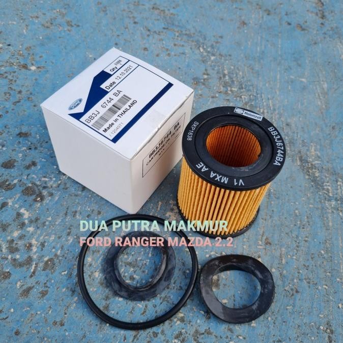 Filter Oli Saringan Oli Ford Ranger Mazda Bt50 Pro 2.2 Bb3J 6744 Ba No1