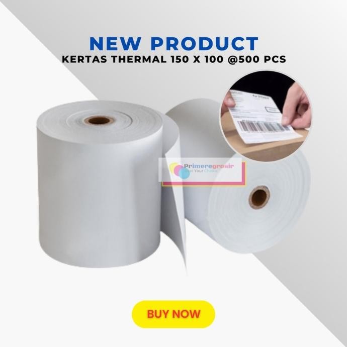 

Kertas Label Thermal 100x150 Isi 500 Murah
