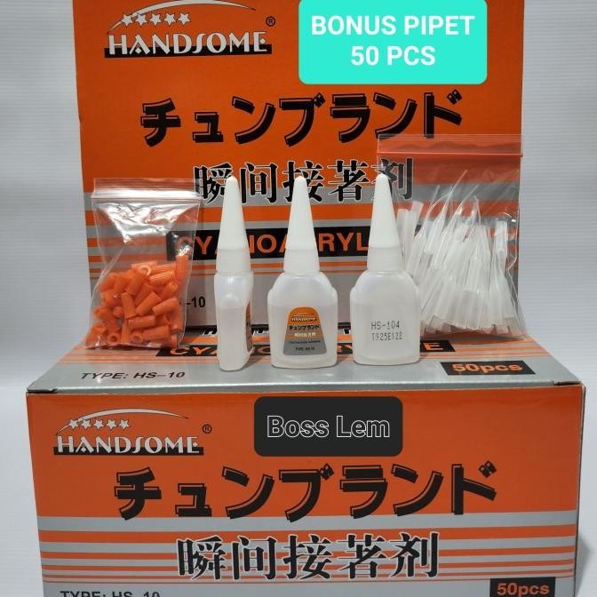 

Lem Korea/Lem Handsome HS-10 Skat/Lem Serbaguna @50 Pcs